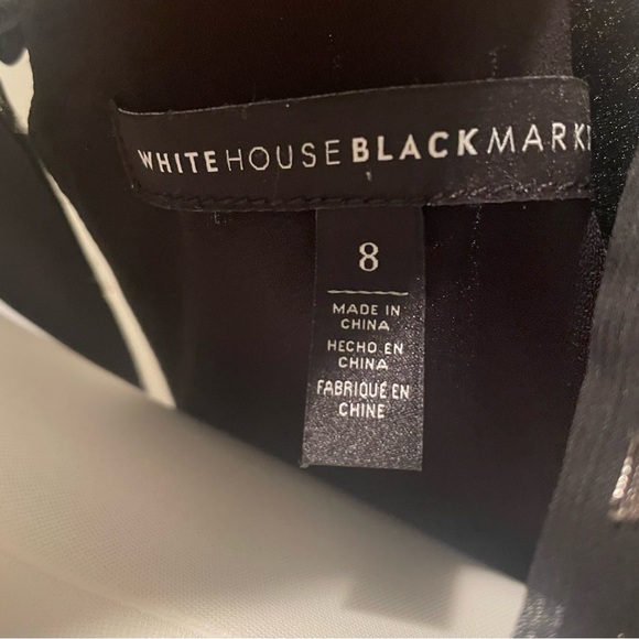 WHBM High-Low Clip-Dot Dress, Size 8 - Picture 4 of 5